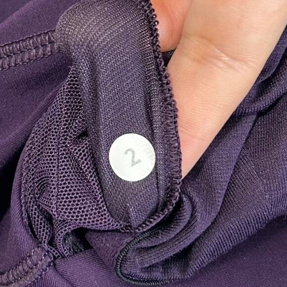 Lululemon Push Ur Limits Tank Top Women's Sz 2 Deep Zinfandel Luxtreme Stretch - Picture 4 of 5